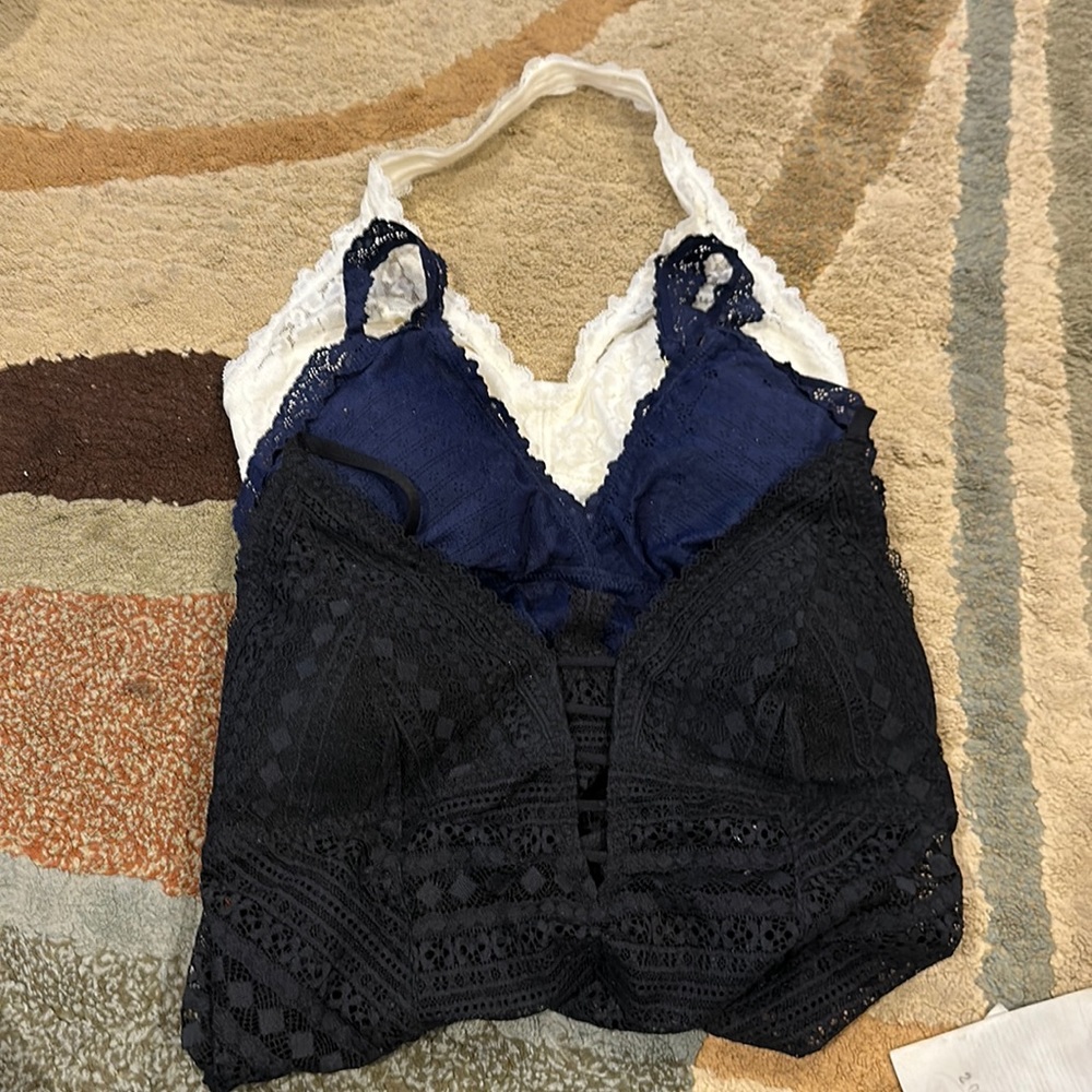 Aerie Bralette and Gilly Hicks body suit